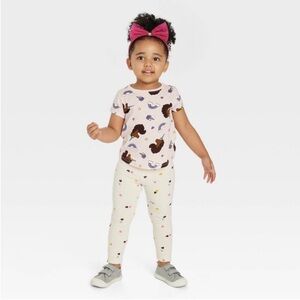 Afro Unicorn Toddler Short Sleeve T-Shirt